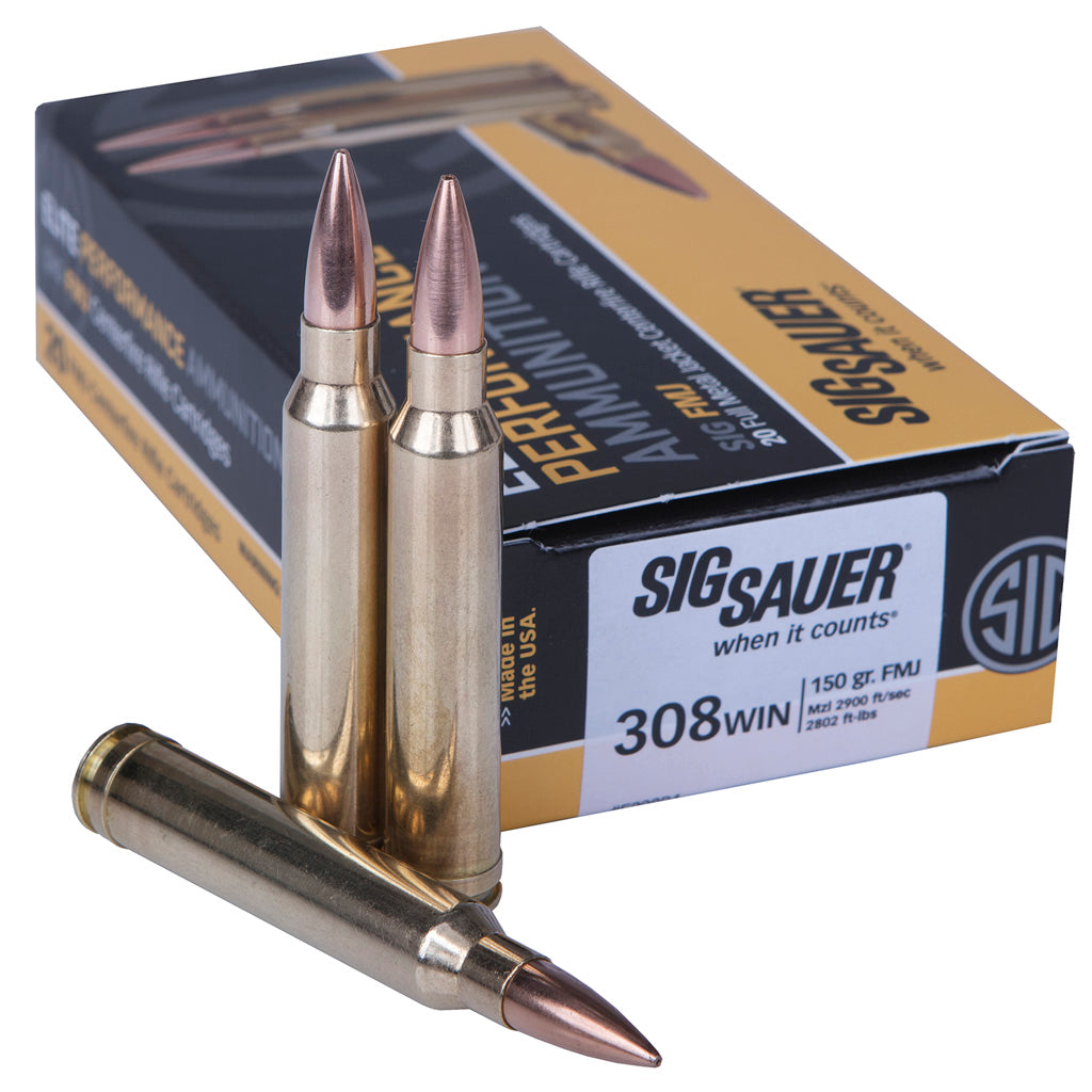 Sig Sauer Elite Performance .308 Win / 7.62x51mm 150 gr FMJ ammo