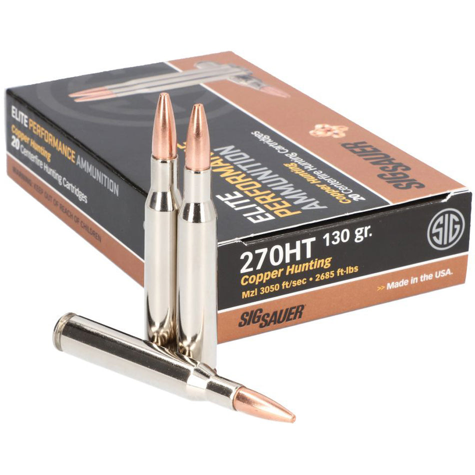 Sig Sauer Elite .270 Winchester 120 gr Solid ammo