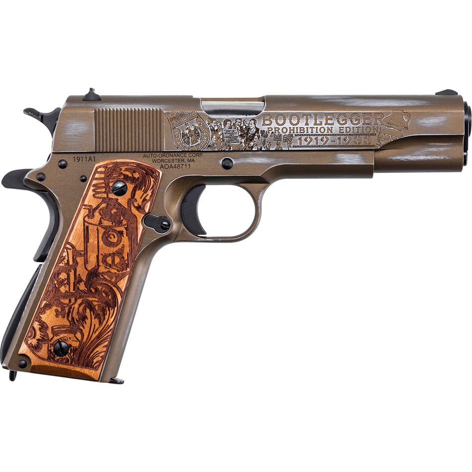 Auto-Ordnance Bootlegger 1911 Pistol 45 ACP 5 in. Burnt Bronze 7 rd.