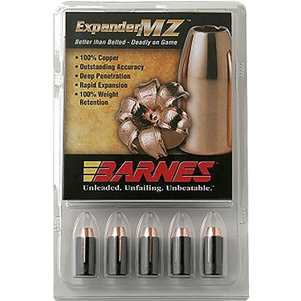 Barnes Muzzleloader Expander MZ FB Bullets 45 Cal. 195 gr. 15 rd.