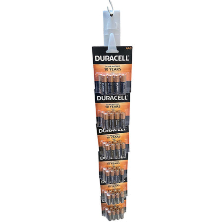 Duracell Coppertop AA and AAA Battery Strip Clip Display