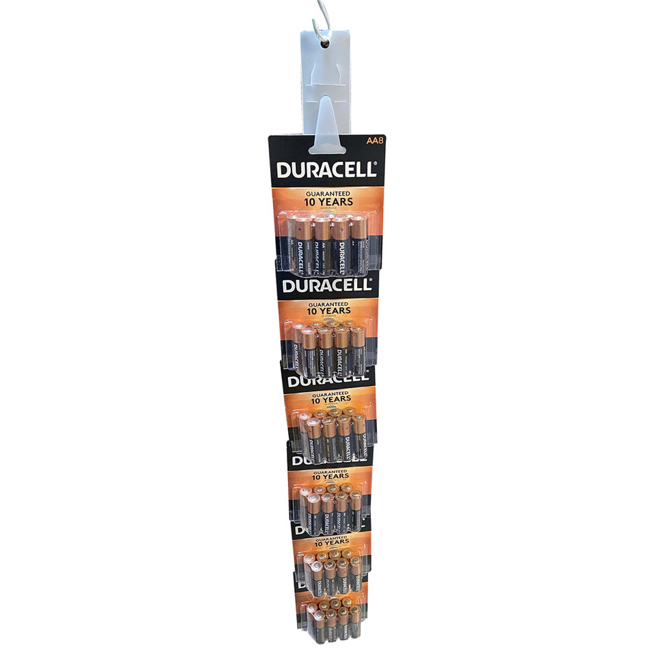 Duracell Coppertop AA and AAA Battery Strip Clip Display