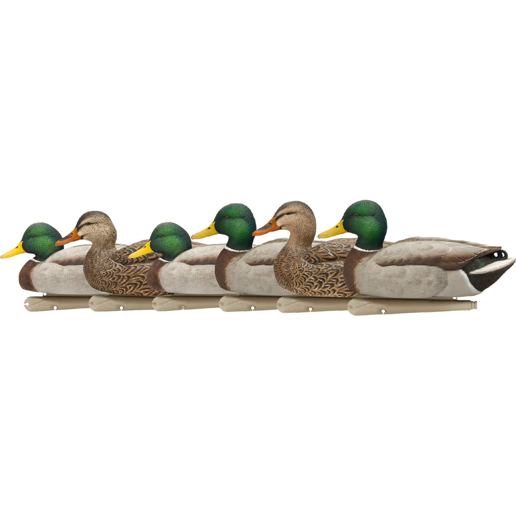 AvianX Top Flight Open Water Mallard Duck Decoys 6-Pack