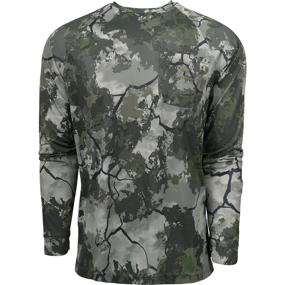 Kings Hunter Long Sleeve Camo Hunting Tee KC Ultra Medium