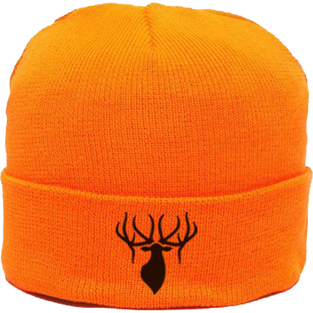 Kings Logo Heavy Knit Beanie Blaze Orange