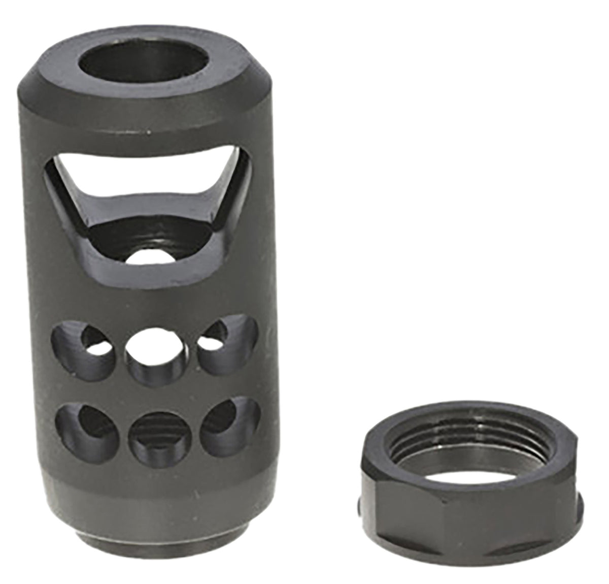 Ruger 90641 American Ranch Muzzle Brake for .450 Bushmaster & .45-70 Govt, Alloy Steel, Matte Black, 11/16"x24 Threads