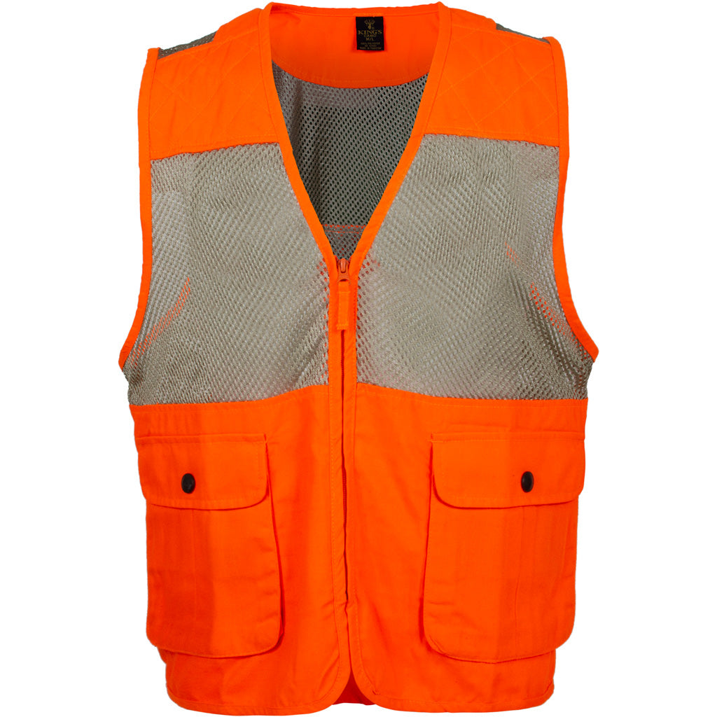 Kings Upland Hunting Vest Blaze/Khaki Med/Large