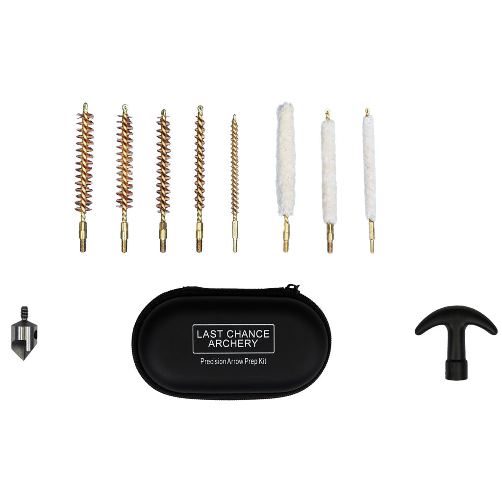 Last Chance Precision Arrow Prep Kit - Brushes, Swabs, and Deburring Tool