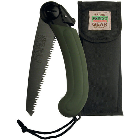 Primos Compact Folding Saw with Push-Button Lock and Sheath