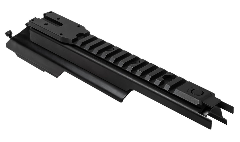 NcStar MAKMDV2 AK Micro Dot Mount and Rail Receiver Cover Gen 2 Steel/Aluminum 9.50" for AKM Pattern Rifles