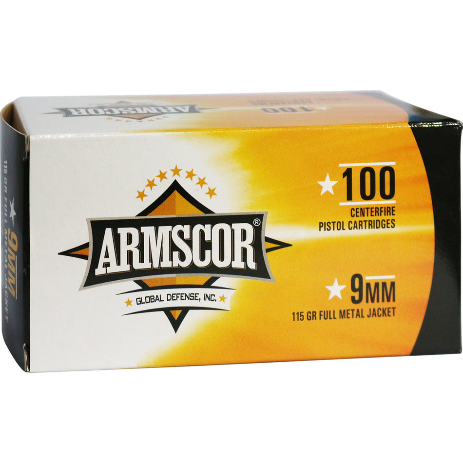 Armscor Value Pack 9mm Luger / Parabellum 115 gr FMJ ammo