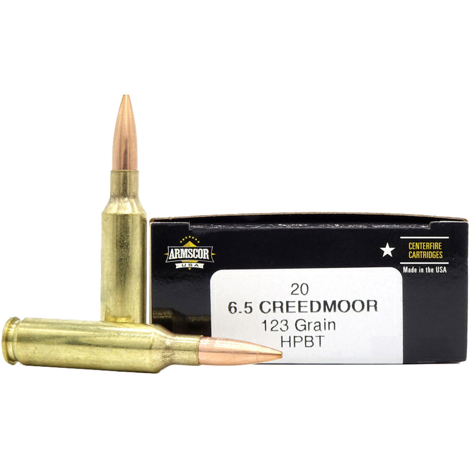 Armscor FAC65C1N USA Competition Hollow Point Boat Tail HPBT 123 Grain 6.5mm Creedmoor