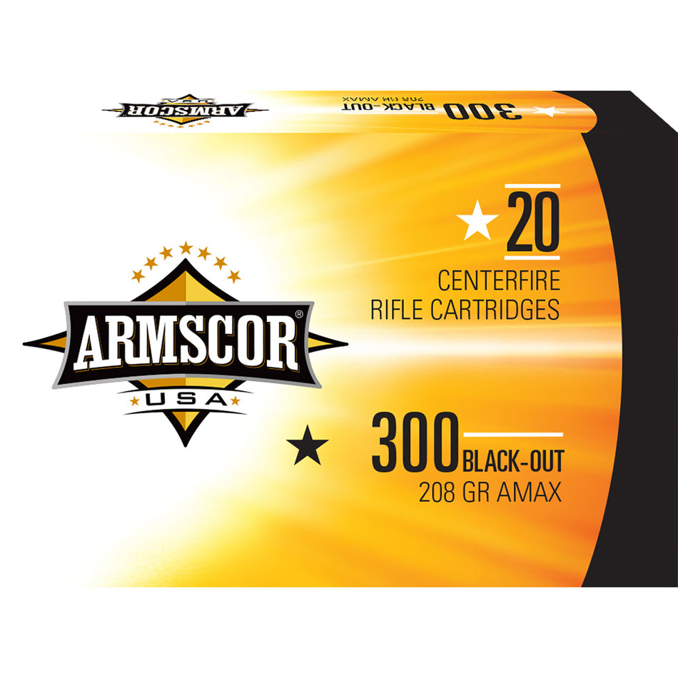 Armscor 300 Blackout 208 Grain Subsonic A-Max