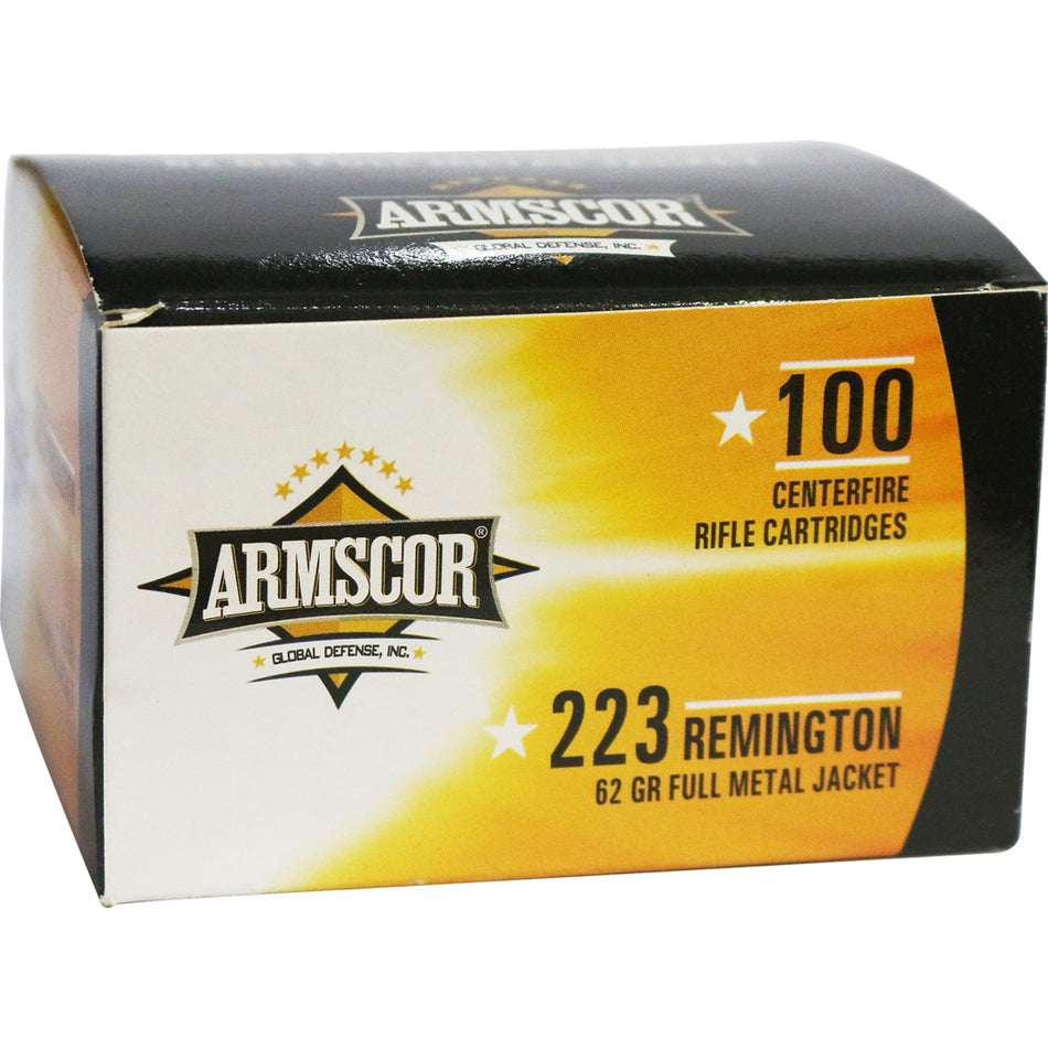 Armscor Rifle .223 Remington 62 gr FMJ ammo