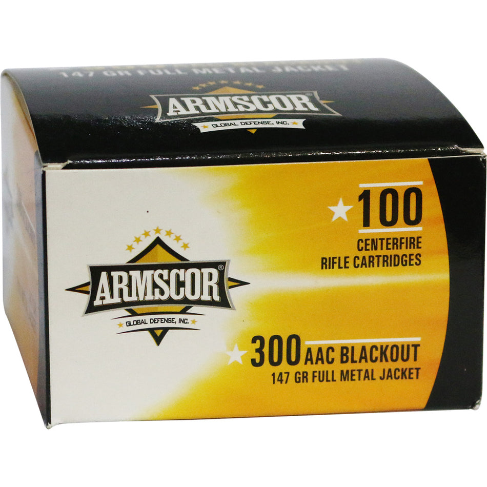 Armscor 300 Blackout Full Metal Jacket 147gr Ammo