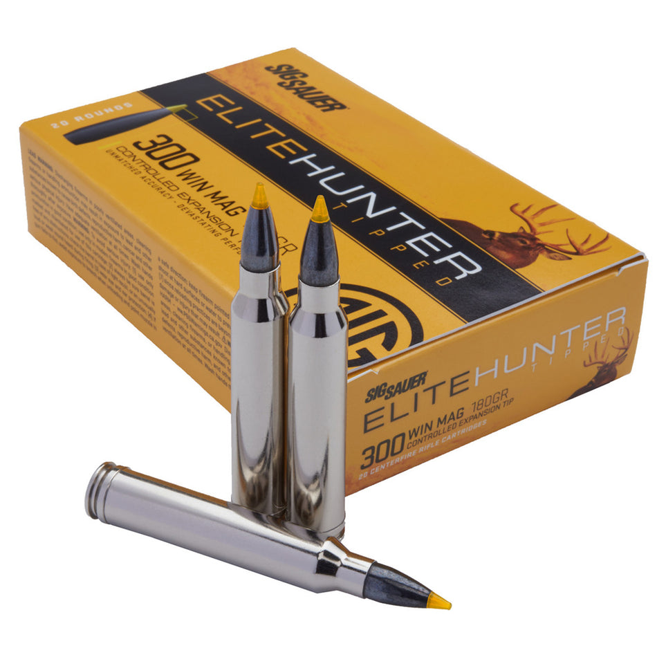 Sig Sauer Elite Hunting .300 Winchester Mag 180 gr PolyTip ammo