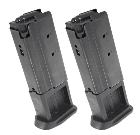 Ruger 90712 Ruger-57 Value Pack 10rd 5.7x28mm Black Oxide Steel Magazine 2-Pack