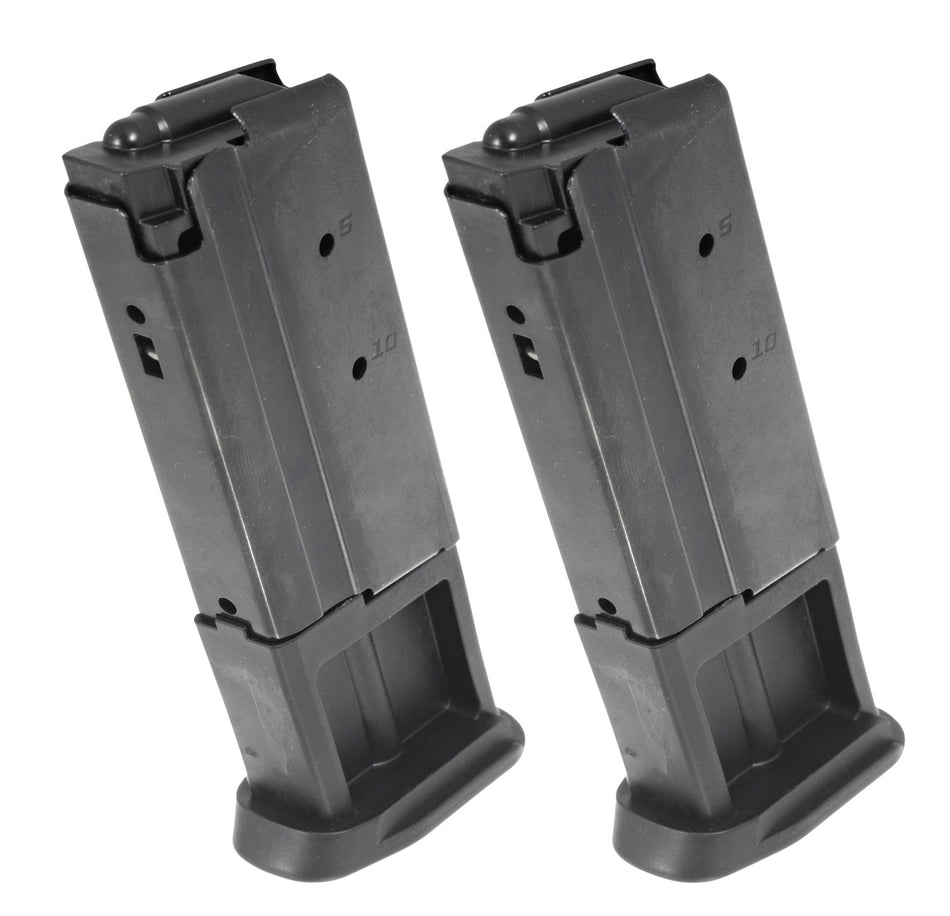 Ruger 90712 Ruger-57 Value Pack 10rd 5.7x28mm Black Oxide Steel Magazine 2-Pack