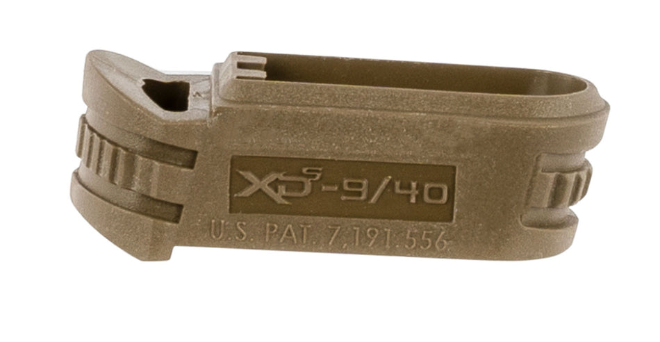 Springfield Armory XDS5902MFDE XD-S Backstrap Sleeve Polymer Flat Dark Earth for 9mm 3"-4" Barrel