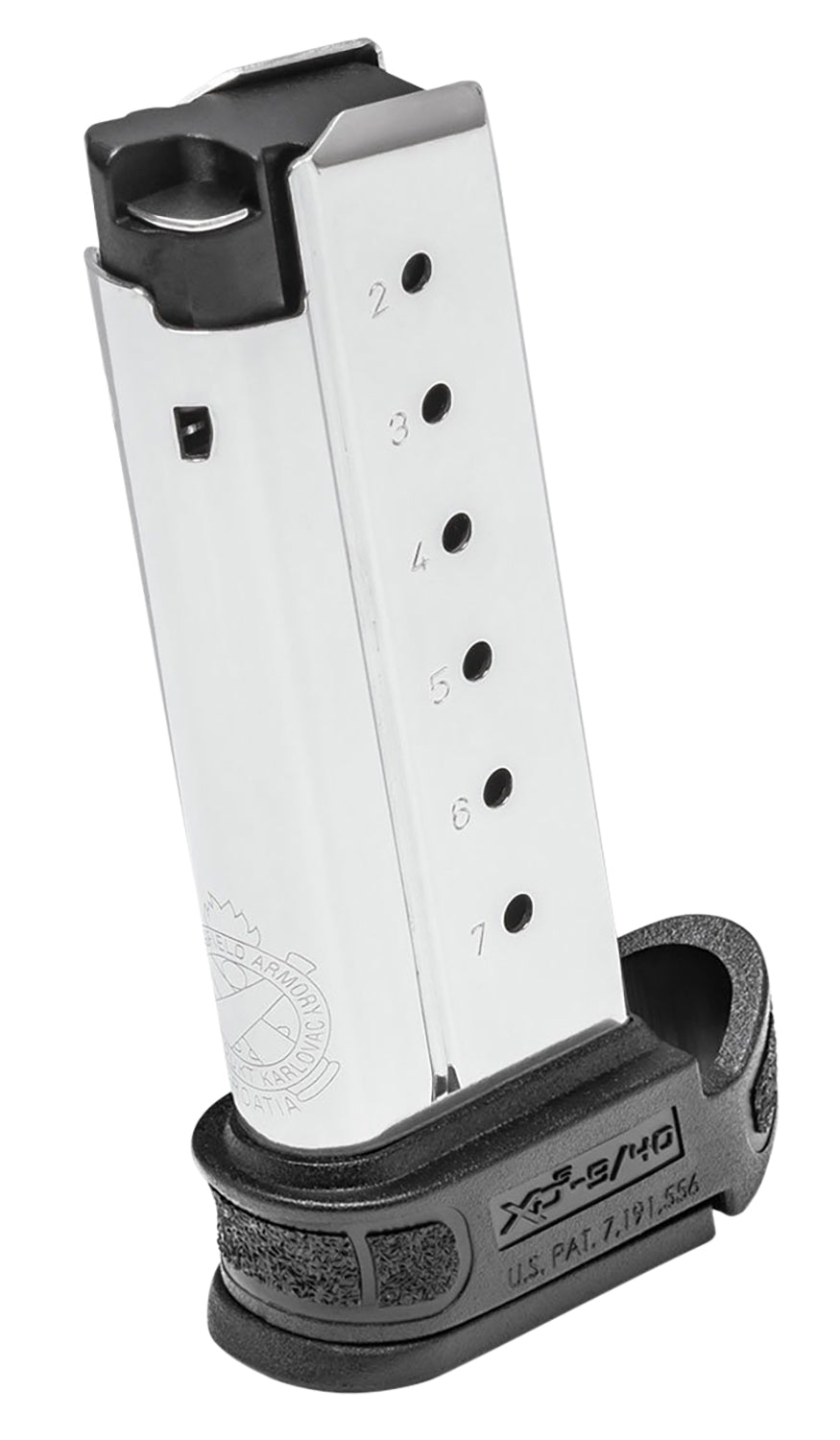 Springfield Armory XDSG04071 XD-S Mod2 7-Round .40 S&W Stainless Steel Magazine