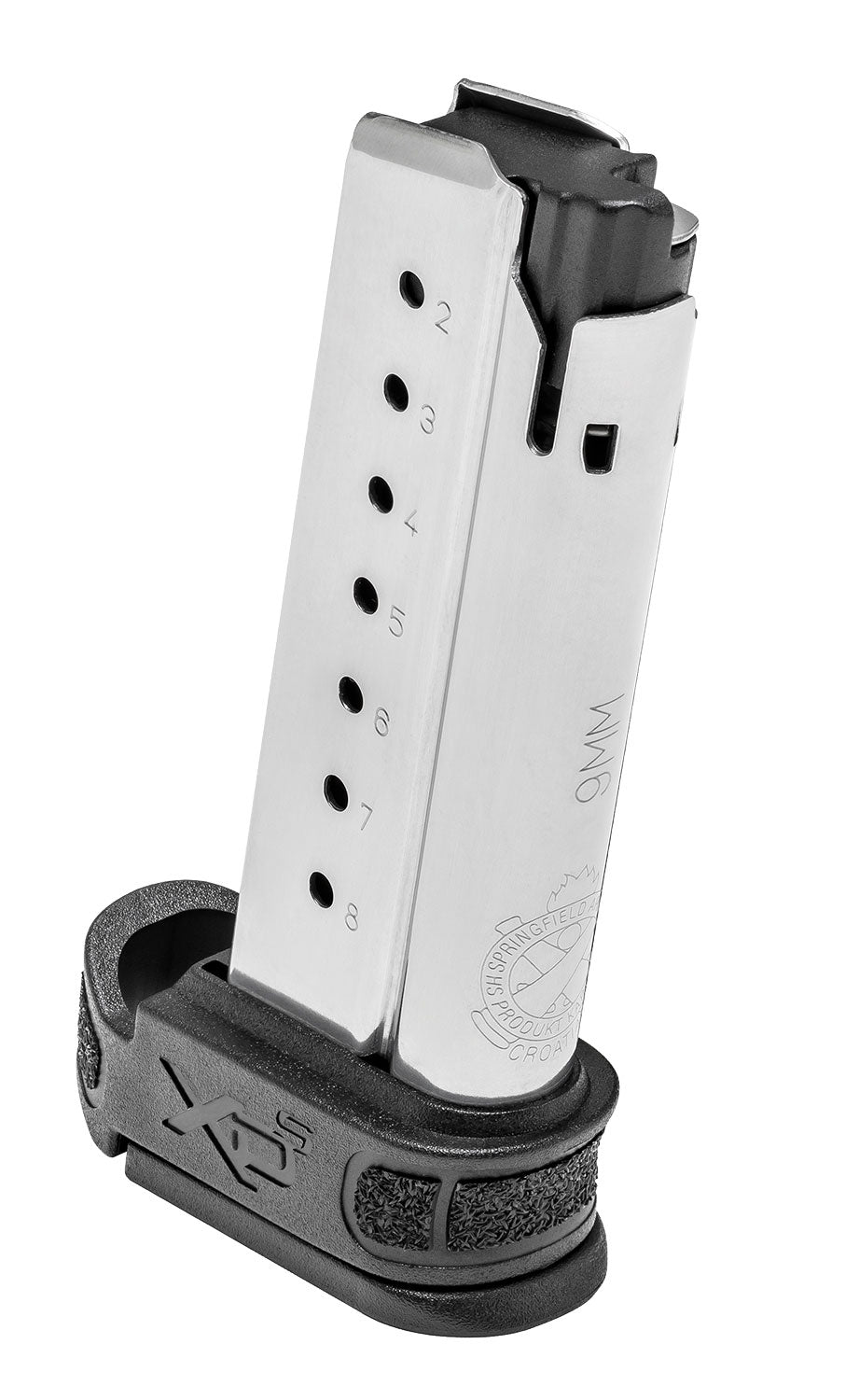 Springfield Armory PI6064 1911 EMP 8-Round .40 S&W Stainless Steel Magazine