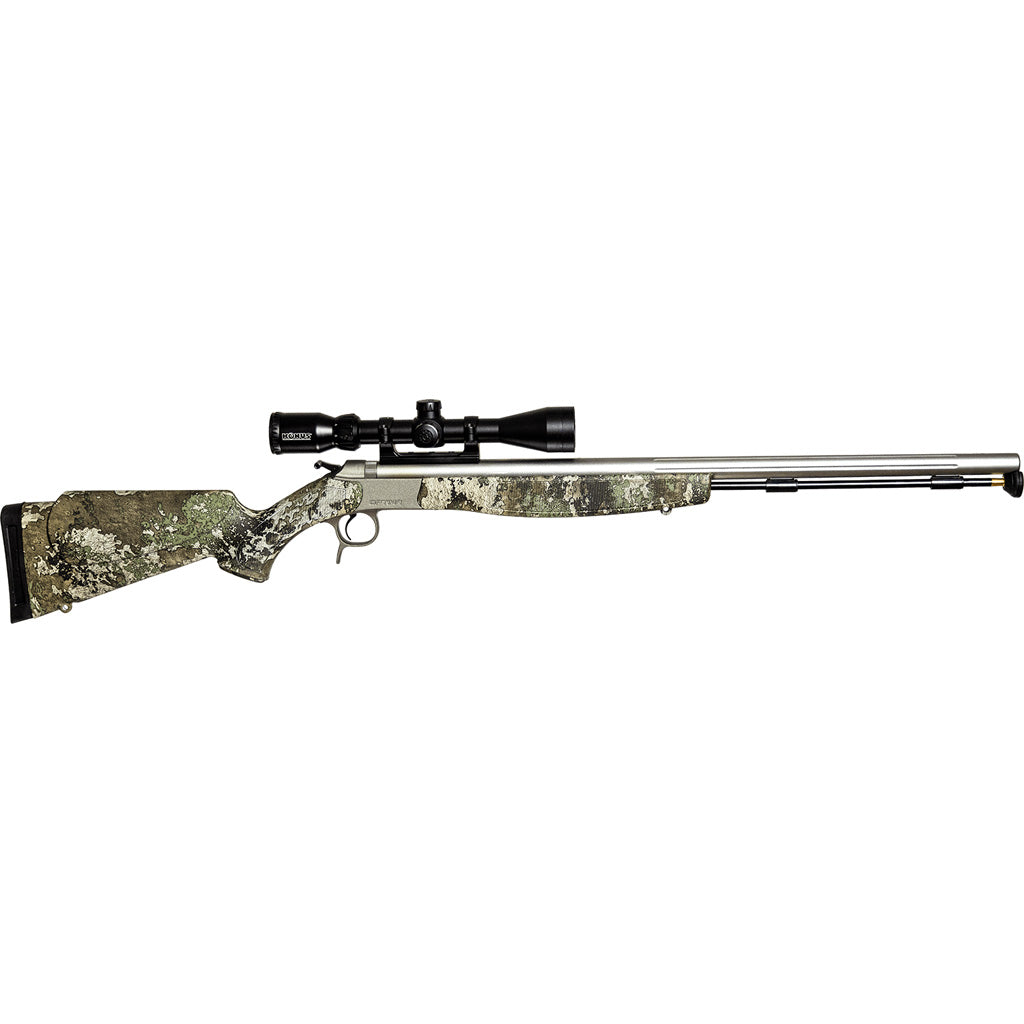 CVA Optima V2 209 Muzzleloader Package 50 Cal 26" Stainless True Timber Strata with KonusPro 3-9x40mm Scope
