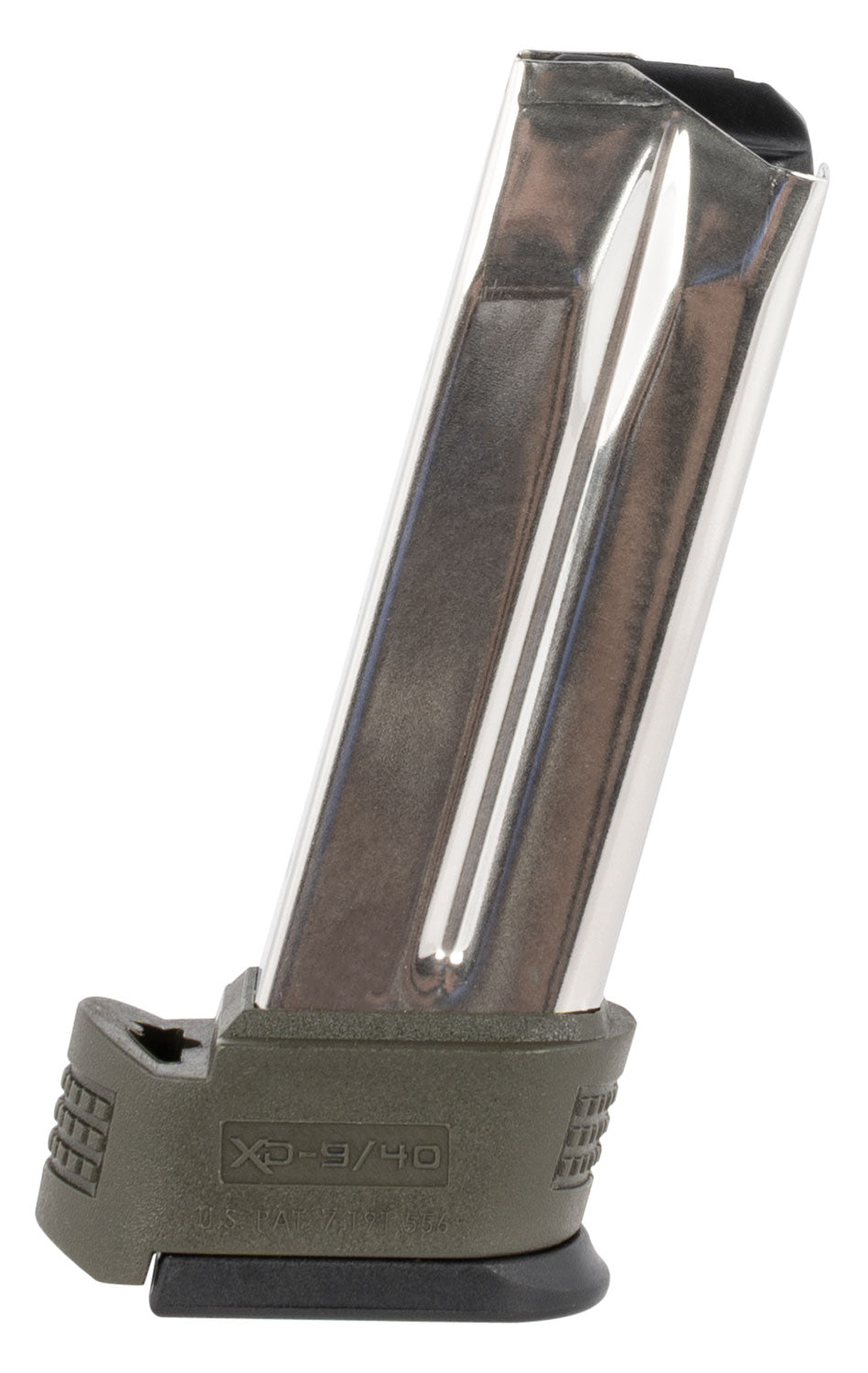 Springfield Armory XD0940GS XD Subcompact 10-Round .40 S&W SS/OD Green Stainless Steel Magazine