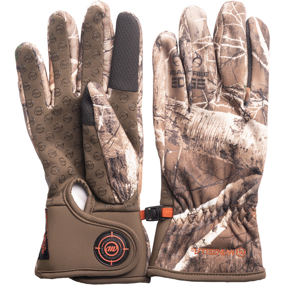 Manzella Bow Ranger Touch Tip Hunting Glove Realtree Xtra X-Large