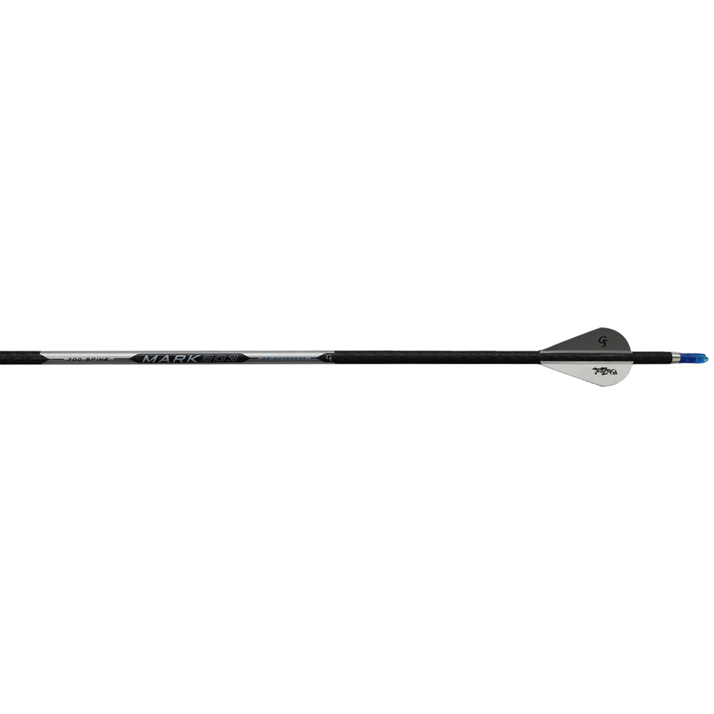 G5 Mark 203 Carbon Arrows 400 Spine 2 in. Blazer Vanes 6-Pack