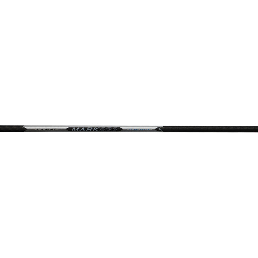 G5 Mark 203 Carbon Arrows 250 Spine 2 in. Blazer Vanes 6-Pack