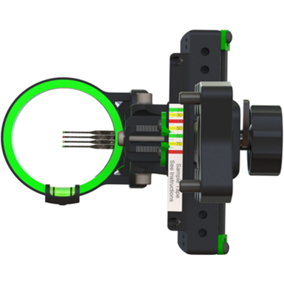 Apex Aegis Pro Series 4-Pin .019 Archery Bow Sight Black