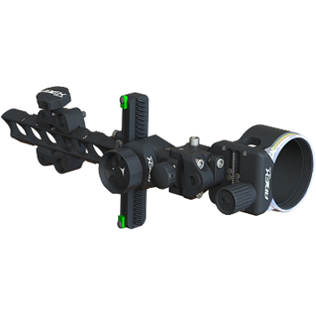 Apex Aegis Dovetail 1-Pin .019 Green Archery Bow Sight Black