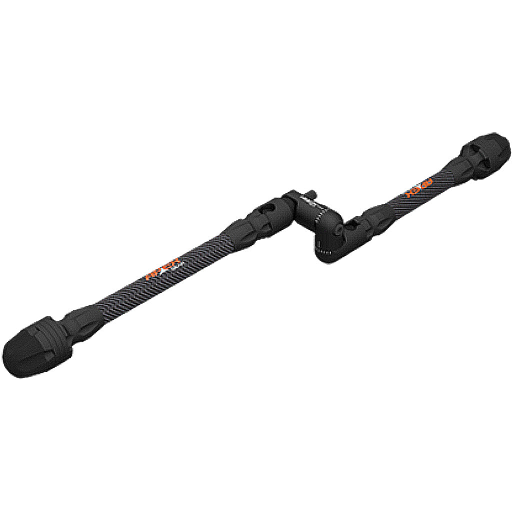 Apex End Game Dual Bow Stabilizer Kit Black 8 and 6 Inch