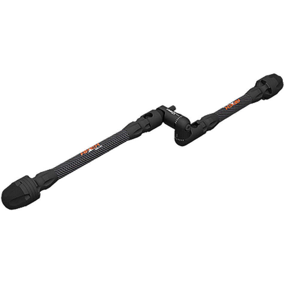Apex End Game Dual Bow Stabilizer Kit Black 8 and 6 Inch