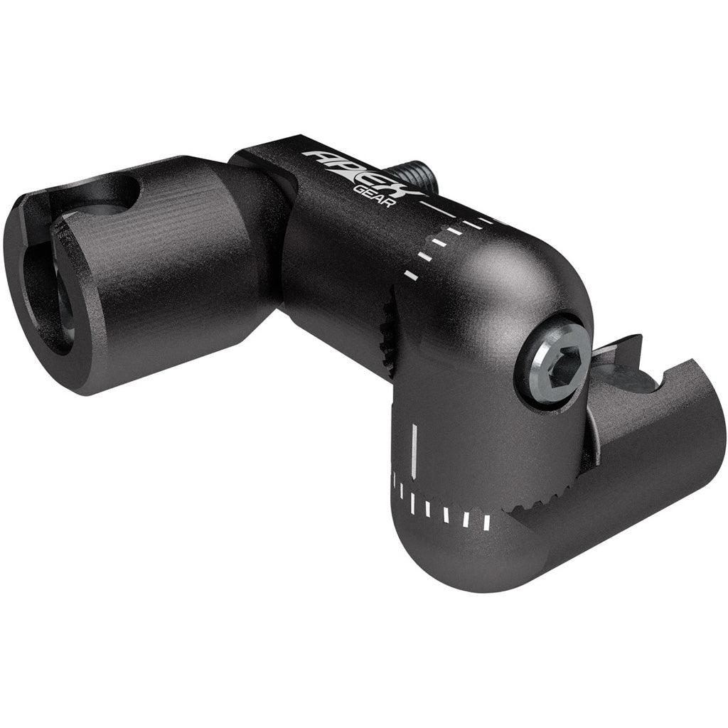 Apex Offset Mount Black Quick Disconnect Dual Stabilizer Bow Mount