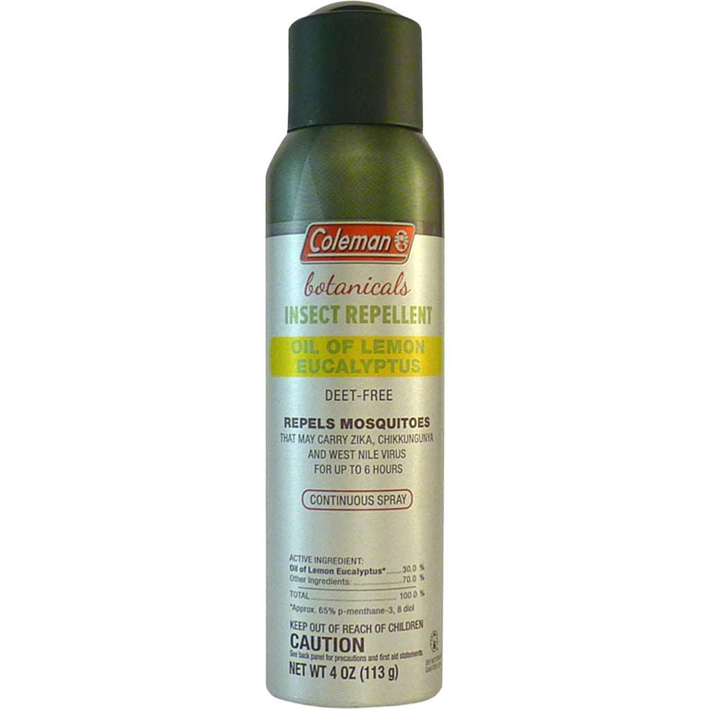 Coleman Botanicals Lemon Eucalyptus Insect Repellent 4oz Continuous Spray