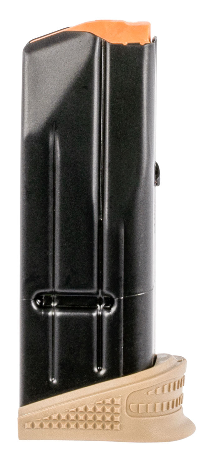 FN 20100378 509 Compact 10-Round Extended Floorplate 9mm Luger Magazine Black/FDE Steel