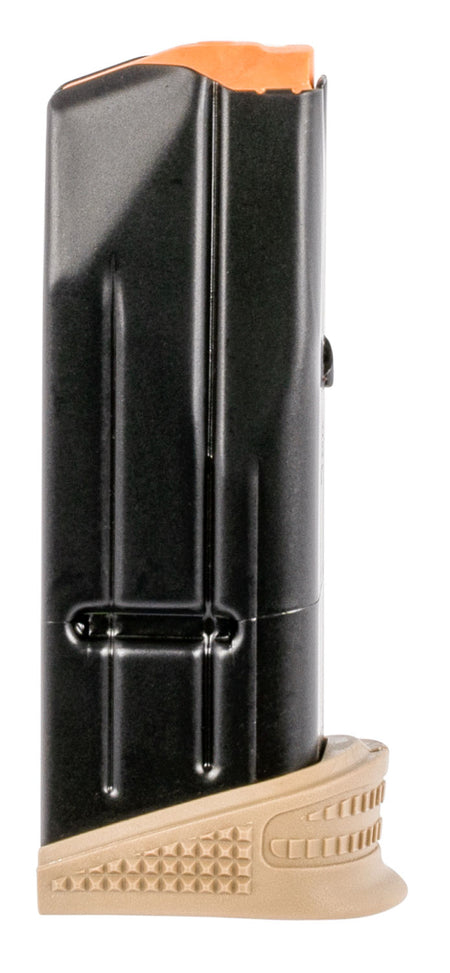 FN 20100378 509 Compact 10-Round Extended Floorplate 9mm Luger Magazine Black/FDE Steel