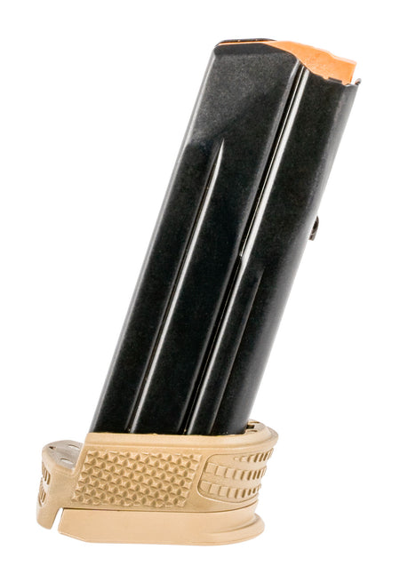 FN 20100380 509 Compact 15-Round Base Pad w/Mag Sleeve 9mm Luger Black/FDE Steel