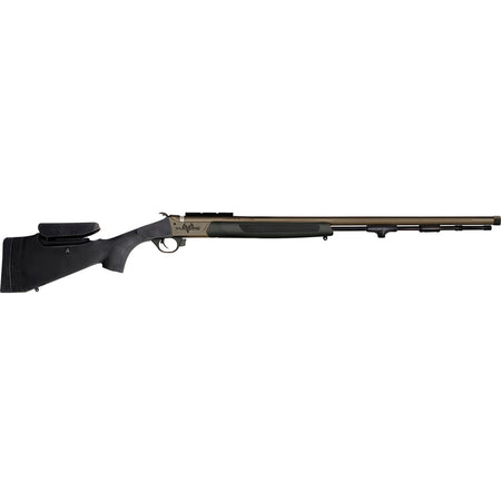 Traditions Pursuit XT Pro Muzzleloader 45 Cal Tungsten Cerakote 26" Fluted Threaded VAPR Twist Barrel Black Adjustable Cheek Piece LOP Synthetic Stock