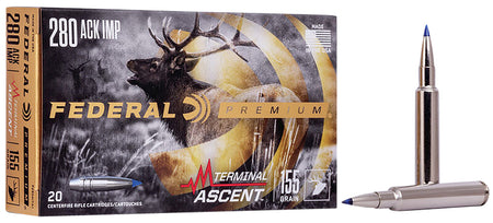 Federal P280AITA1 Premium Terminal Ascent Terminal Ascent  155 Grain .280 Ackley