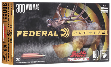 Federal Premium .300 Winchester Mag 180 gr PolyTip ammo