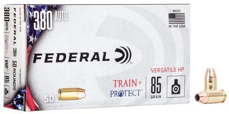 Federal TP380VHP1 Train & Protect Versatile Hollow Point  85 Grain .380 ACP/Auto