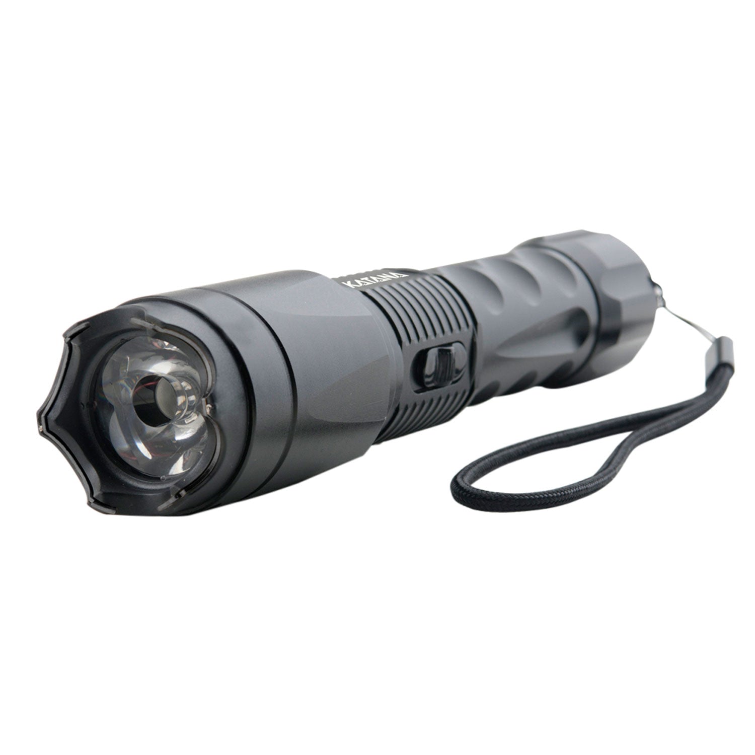 Guard Dog SGGDK400HV Katana 400 Lumen Tactical Flashlight with Concealed Stun Gun Black