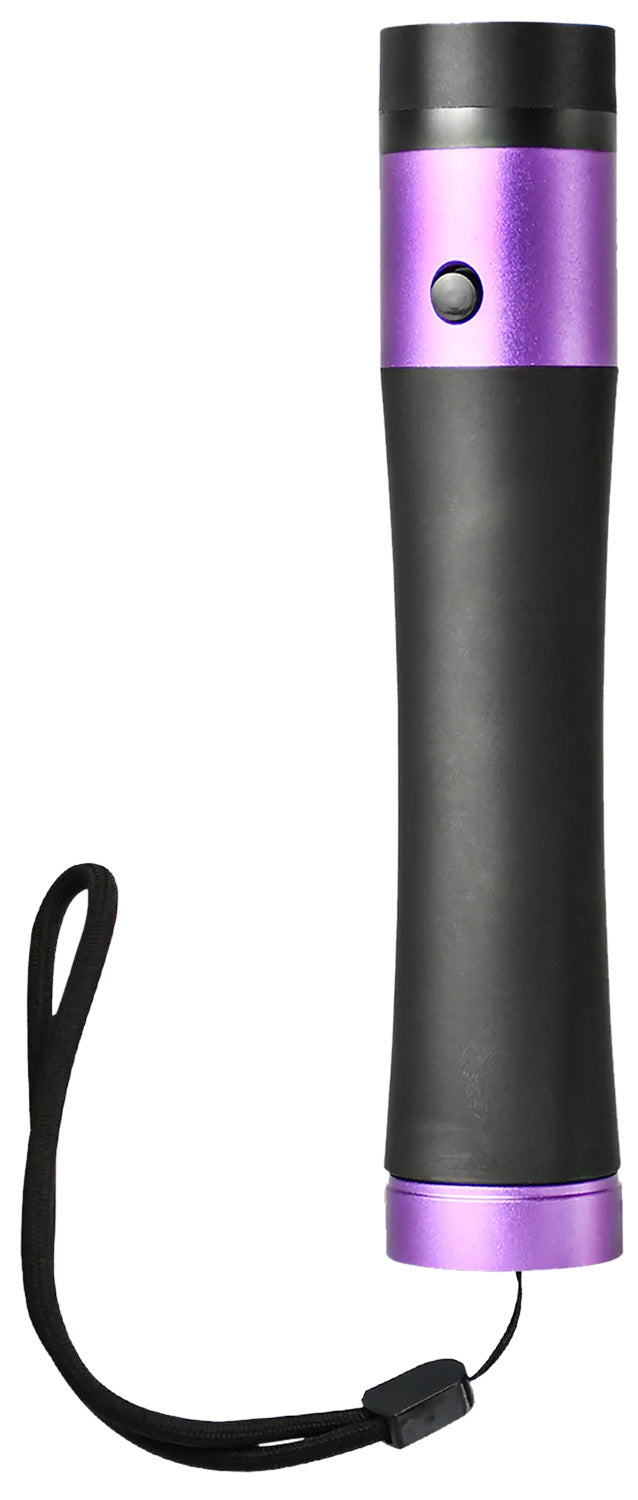 Guard Dog SG-GDIY-PR Ivy Stun Gun with 200 Lumen Rechargeable Flashlight Black/Purple