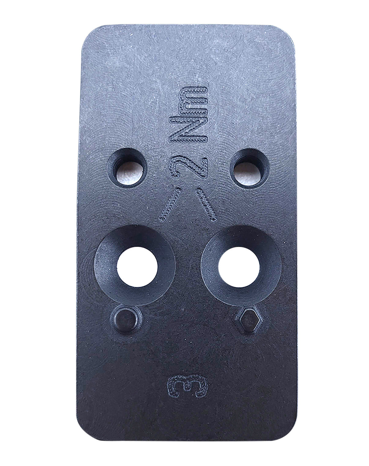 HK 50254263 Optic Plate #3 Black Steel for VP9 OR C-More STS2 Pattern Footprint