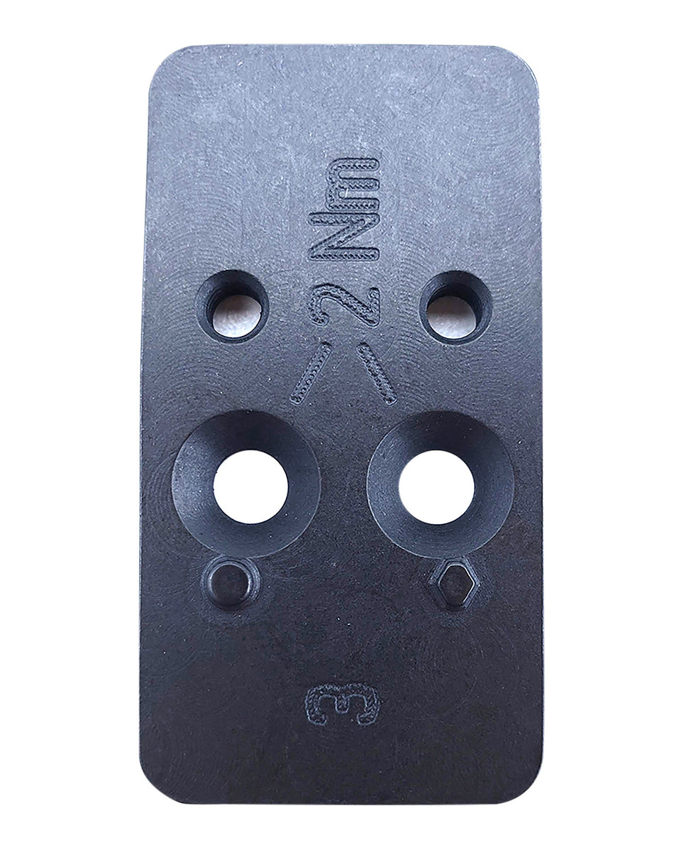 HK 50254263 Optic Plate #3 Black Steel for VP9 OR C-More STS2 Pattern Footprint