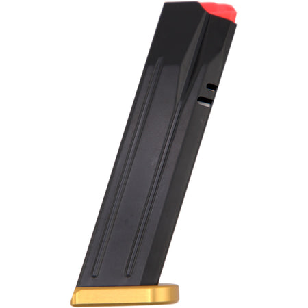 CZ P-10 F/P-09 9mm Competition-Ready Magazine Gold Base Pad 19-Round