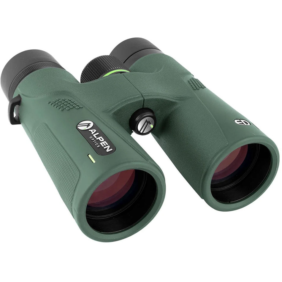 Alpen Chisos 10x42 ED Binoculars with Phase-Coated BK4 Prisms, Green