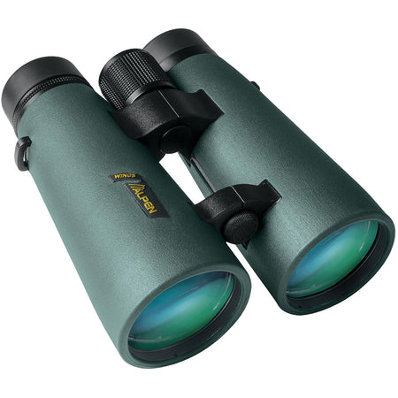 Alpen Wings 8x56 Wide Angle Binoculars, Open Bridge, BaK4 Prisms, Green